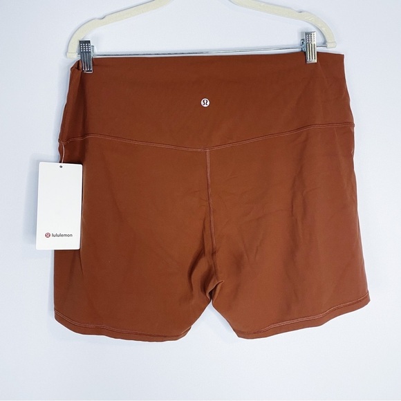 Lululemon - Dark Terracotta Align High Rise 6โ Shorts - Picture 4 of 5